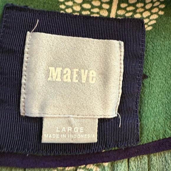 Anthropologie Green Dress with Tree Pattern - Picture 5 of 8